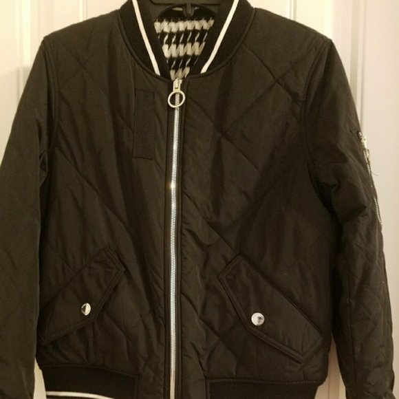 BCBG Generation Jacket Coat Reversible M 8-10 - Picture 1 of 4